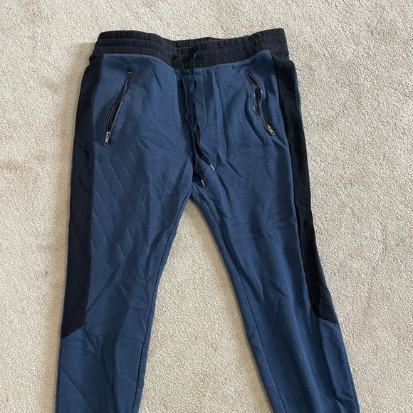 Guess Leonardo Jogger Sweatpants Blue Size Large - Picture 1 of 3